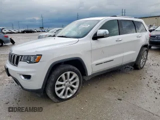 2017 Jeep Grand Cherokee Limited with VIN 1C4RJFBG2HC683038, listed as a Copart auction lot 55284425 with 104,399 mi miles and Salvage title. Bid and sale history available at DreamBid. Image 1.