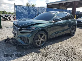 2023 Genesis GV70 2.5T с VIN KMUMADTB6PU095117, выставлен на аукционе Copart как лот 57793435 с пробегом 79 882 миль миль и На запчасти • Non repairable. История ставок и продаж доступна на DreamBid. Изображение 1.