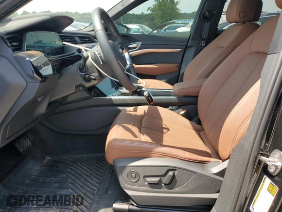 2022 Audi e-tron Premium Plus with VIN WA1LAAGE0NB028405, listed as a Copart auction lot 56482773 with 16,036 mi miles. Bid and sale history available at carsss.com. Image 7.