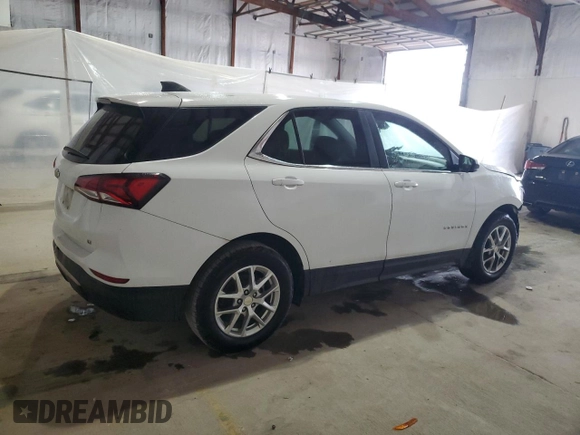2023 Chevrolet Equinox LT z VIN 3GNAXKEG8PS176404, wystawiony jako Copart lot #53684645 z przebiegiem 112 986 mil mil oraz Szkoda całkowita • Salvage title. Historia ofert i sprzedaży dostępna na DreamBid. Obrazek 3.