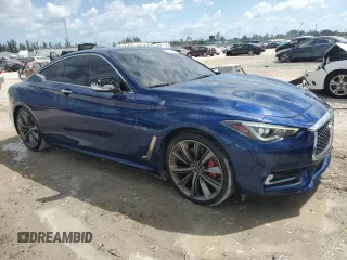 2017 Infiniti Q60 Sport with VIN JN1EV7EL0HM553886, listed as a Copart auction lot 53742985 with 64,260 mi miles and Clean Title. Bid and sale history available at DreamBid. Image 4.