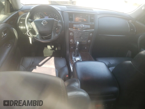 2018 Nissan Armada Platinum with VIN JN8AY2NE8J9730351, listed as a Copart auction lot 50538815 with 114,841 mi miles and Salvage Title. Bid and sale history available at carsss.com. Image 8.