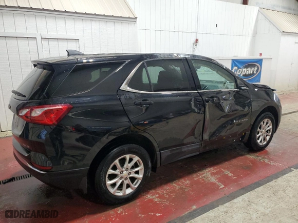 2020 Chevrolet Equinox LT with VIN 2GNAXUEV5L6137224, listed as a Copart auction lot 50930575 with 41,693 mi miles and Salvage Title. Bid and sale history available at carsss.com. Image 3.