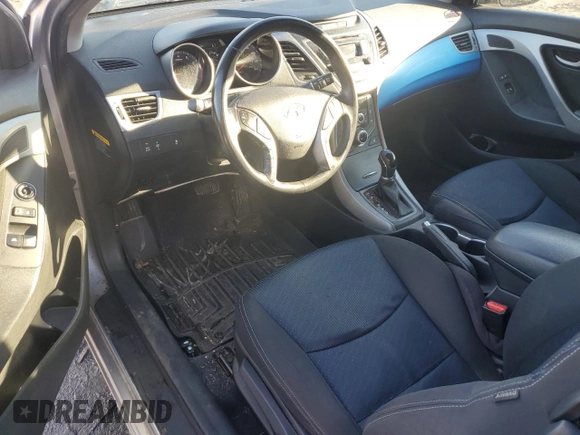 2014 Hyundai Elantra Coupe with VIN KMHDH6AH2EU025169, listed as a Copart auction lot 82204554 with 68,301 mi miles and Salvage Title. Bid and sale history available at carsss.com. Image 8.