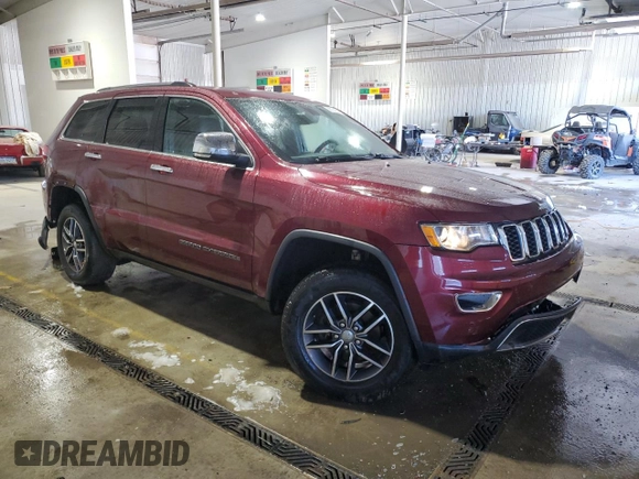 2017 Jeep Grand Cherokee Limited 75th Anniversary with VIN 1C4RJFBG3HC843573, listed as a Copart auction lot 86704244 with 70,659 mi miles and Salvage title. Bid and sale history available at DreamBid. Image 4.