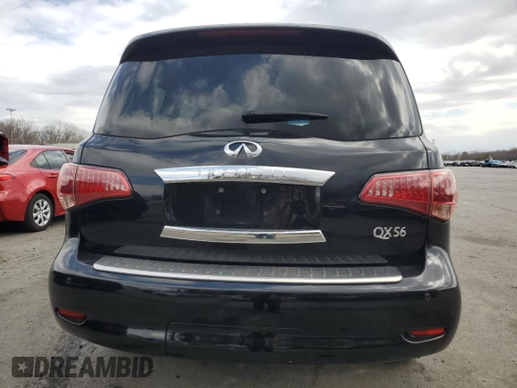 2013 Infiniti QX56 with VIN JN8AZ2NE8D9042688, listed as a Copart auction lot 50520505 with 88,145 mi miles and Salvage Title. Bid and sale history available at DreamBid. Image 6.