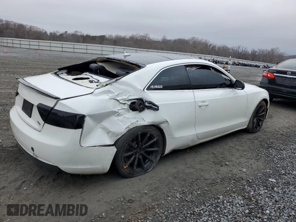 2015 Audi A5 Premium with VIN WAUCFAFRXFA049486, listed as a Copart auction lot 42495405 with 0 mi miles and Salvage Title. Bid and sale history available at carsss.com. Image 3.