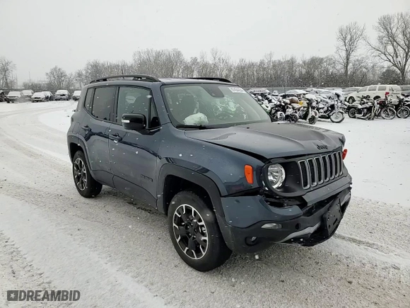 2023 Jeep Renegade Upland with VIN ZACNJDB11PPP43574, listed as a Copart auction lot 87434204 with 14,674 mi miles and Salvage Title. Bid and sale history available at carsss.com. Image 12.
