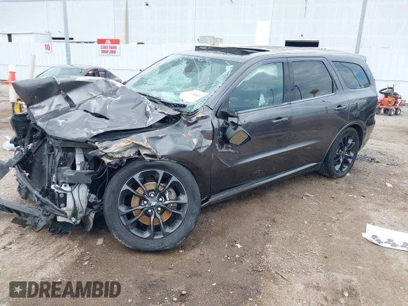 2021 Dodge Durango R/T with VIN 1C4SDHCT9MC804058, listed as a IAAI auction lot 41908193 with 106,395 mi miles and . Bid and sale history available at DreamBid. Image 2.