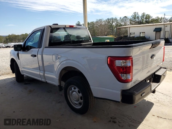 2021 Ford F-150 XL with VIN 1FTMF1C51MKE44107, listed as a Copart auction lot 46626895 with 42,060 mi miles and Clean title. Bid and sale history available at DreamBid. Image 2.