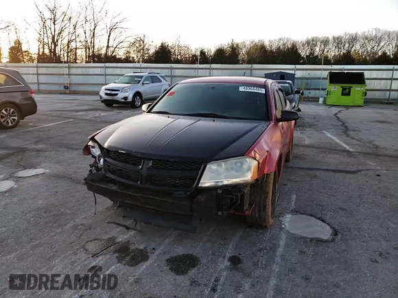 2014 Dodge Avenger SE with VIN 1C3CDZAB5EN111129, listed as a Copart auction lot 48968485 with 157,243 mi miles and Salvage Title. Bid and sale history available at carsss.com. Image 11.