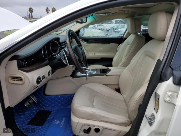 2014 Maserati Quattroporte GTS with VIN ZAM56PPA3E1082069, listed as a Copart auction lot 44250775 with 28,710 mi miles and Salvage Title. Bid and sale history available at carsss.com. Image 7.