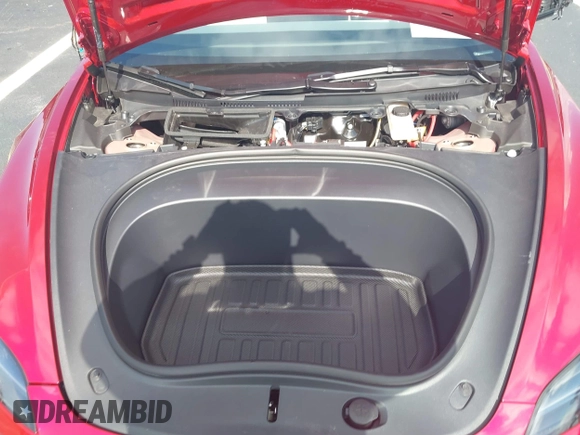 2025 Tesla Model 3 Long Range with VIN 5YJ3E1EA6SF967254, listed as a IAAI auction lot 42345651 with 1,180 mi miles and . Bid and sale history available at DreamBid. Image 10.