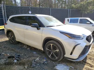 2021 Toyota Highlander XSE with VIN 5TDJZRBH9MS128001, listed as a Copart auction lot 46701225 with 17,887 mi miles and Salvage title. Bid and sale history available at DreamBid. Image 4.