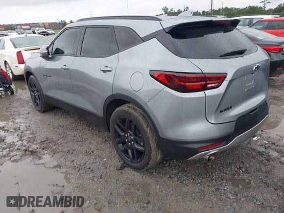 2024 Chevrolet Blazer LT with VIN 3GNKBDR4XRS136956, listed as a IAAI auction lot 42404333 with 19,976 mi miles and . Bid and sale history available at DreamBid. Image 3.