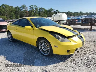 2002 Toyota Celica GT with VIN JTDDR32T520124042, listed as a Copart auction lot 73662324 with 249,049 mi miles and Salvage Title. Bid and sale history available at carsss.com. Image 4.