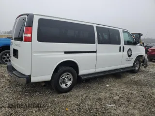 2019 Chevrolet Express Passenger LT z VIN 1GAZGPFG2K1239975, wystawiony jako Copart lot #44994455 z przebiegiem 81 202 mil mil oraz Szkoda całkowita • Salvage title. Historia ofert i sprzedaży dostępna na DreamBid. Obrazek 3.