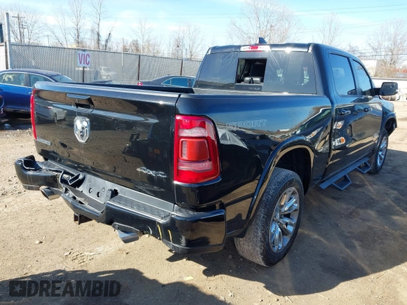 2022 Ram 1500 Laramie with VIN 1C6SRFRT7NN180979, listed as a IAAI auction lot 41824340 with 32,446 mi miles and . Bid and sale history available at DreamBid. Image 4.