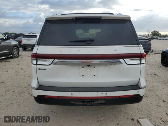 2022 Lincoln Navigator Reserve z VIN 5LMJJ3KT6NEL05029, wystawiony jako Copart lot #86290224 z przebiegiem Nie podano mil oraz Szkoda całkowita • Salvage title. Historia ofert i sprzedaży dostępna na DreamBid. Obrazek 6.