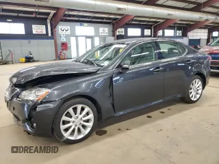 2010 Lexus IS 250 with VIN JTHCF5C24A2032587, listed as a Copart auction lot 50165525 with 52,906 mi miles and Salvage Title. Bid and sale history available at carsss.com. Image 1.
