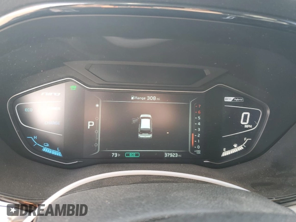 2022 Kia Niro Touring SE with VIN KNDCC3LC9N5532434, listed as a Copart auction lot 82159014 with 37,923 mi miles and Salvage Title. Bid and sale history available at carsss.com. Image 9.