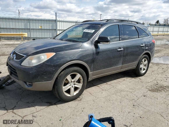 2008 Hyundai Veracruz GLS with VIN KM8NU73C88U033238, listed as a Copart auction lot 49709165 with 79,510 mi miles and Salvage Title. Bid and sale history available at carsss.com. Image 1.