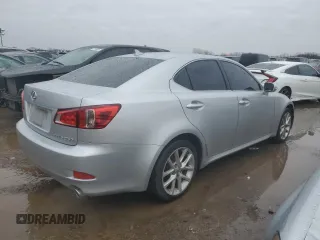 2011 Lexus IS 350 with VIN JTHCE5C22B5001387, listed as a Copart auction lot 43268425 with 147,066 mi miles and Salvage title. Bid and sale history available at DreamBid. Image 3.