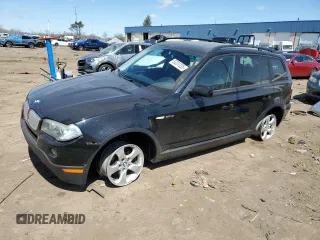 2008 BMW X3 3.0si with VIN WBXPC93488WJ09763, listed as a Copart auction lot 53031235 with 102,451 mi miles and Clean Title. Bid and sale history available at carsss.com. Image 1.
