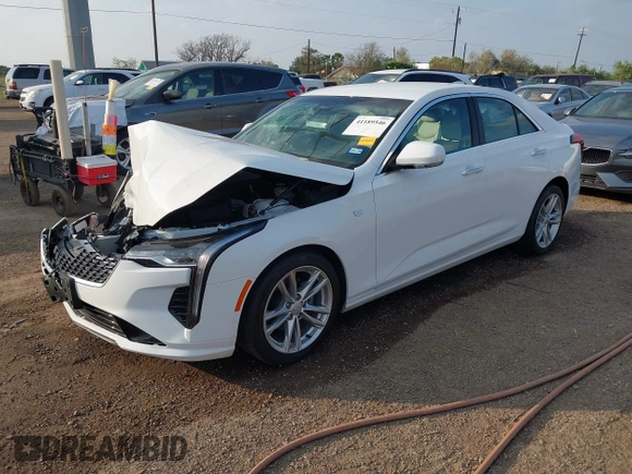 2024 Cadillac CT4 Luxury z VIN 1G6DA5RK2R0127414, wystawiony jako IAAI lot #41189546 z przebiegiem 6 383 mil mil oraz . Historia ofert i sprzedaży dostępna na DreamBid. Obrazek 18.