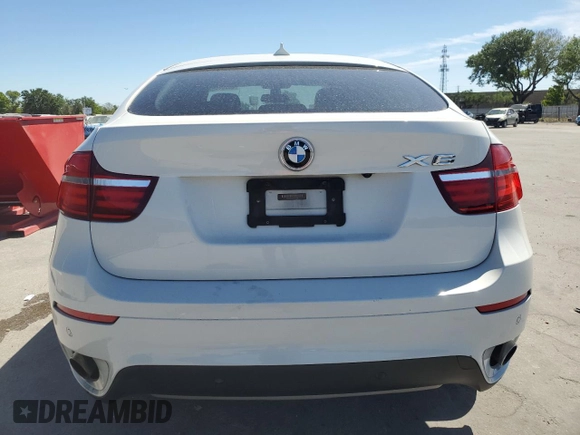 2014 BMW X6 xDrive35i with VIN 5UXFG2C54E0H11458, listed as a Copart auction lot 50292665 with 109,961 mi miles and Salvage Title. Bid and sale history available at carsss.com. Image 6.
