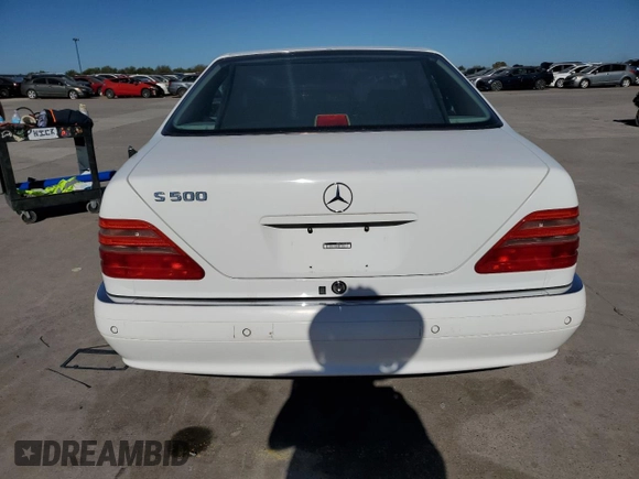 1997 Mercedes-Benz S with VIN WDBGA70G9VA334402, listed as a Copart auction lot 80720694 with Not Provided miles and Clean Title. Bid and sale history available at DreamBid. Image 6.