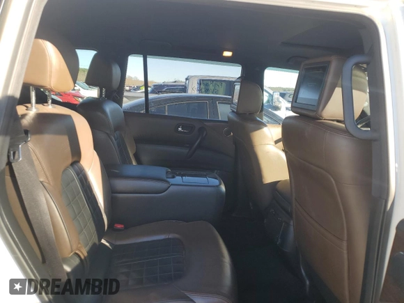 2018 Nissan Armada Platinum with VIN JN8AY2NE5J9733126, listed as a Copart auction lot 47739275 with 102,188 mi miles and Salvage Title. Bid and sale history available at carsss.com. Image 11.