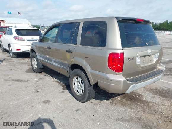 2005 Honda Pilot LX with VIN 2HKYF18125H532381, listed as a IAAI auction lot 42054852 with 236,410 mi miles. Bid and sale history available at carsss.com. Image 3.