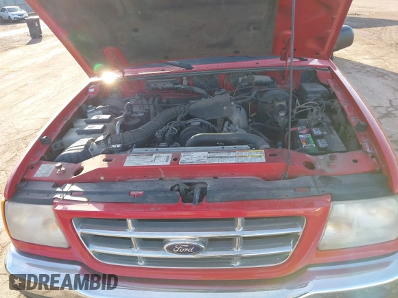 2001 Ford Ranger XL with VIN 1FTYR10C21TA03524, listed as a IAAI auction lot 41673490 with 59,522 mi miles. Bid and sale history available at carsss.com. Image 10.