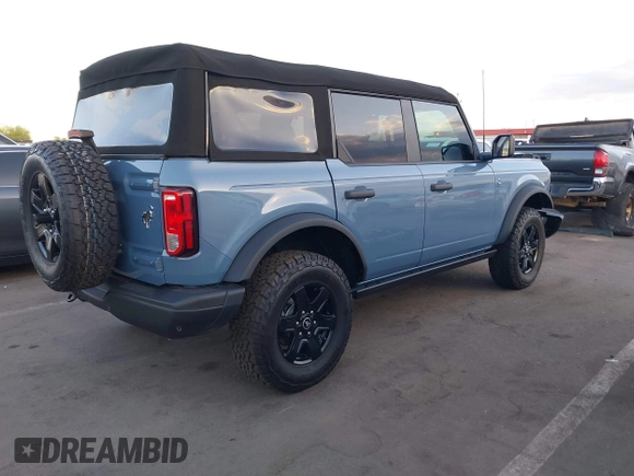 2024 Ford Bronco Black Diamond with VIN 1FMDE1BH2RLA96393, listed as a IAAI auction lot 42071431 with 213 mi miles and . Bid and sale history available at DreamBid. Image 4.