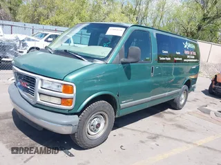 1999 GMC Savana z VIN 1GJHG35R4X1134983, wystawiony jako IAAI lot #42084648 z przebiegiem 167 848 mil mil oraz . Historia ofert i sprzedaży dostępna na DreamBid. Obrazek 2.