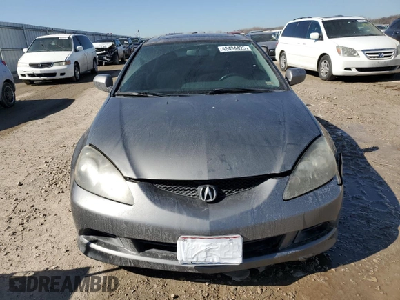 2006 Acura RSX with VIN JH4DC54886S005996, listed as a Copart auction lot 46494425 with 183,401 mi miles and Salvage Title. Bid and sale history available at carsss.com. Image 5.