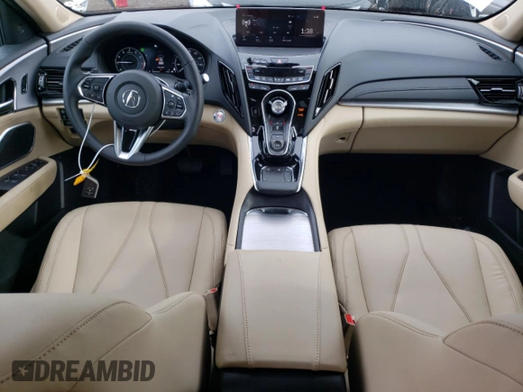 2023 Acura RDX with VIN 5J8TC2H38PL025740, listed as a Copart auction lot 40528714 with 1,142 mi miles and Salvage Title. Bid and sale history available at carsss.com. Image 8.