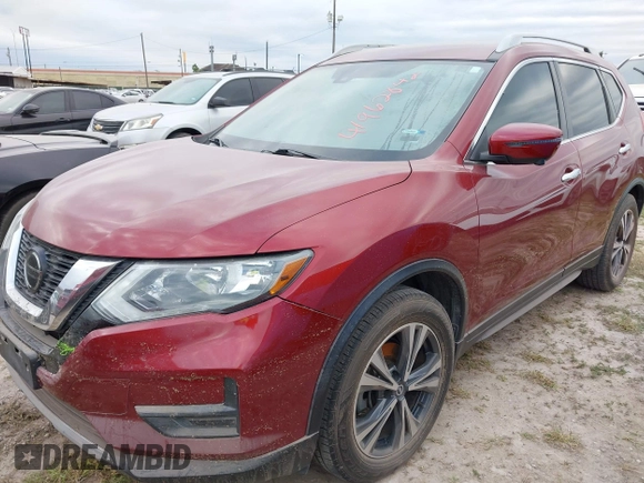2019 Nissan Rogue SV with VIN 5N1AT2MT6KC765125, listed as a IAAI auction lot 41962842 with 71,067 mi miles. Bid and sale history available at carsss.com. Image 2.