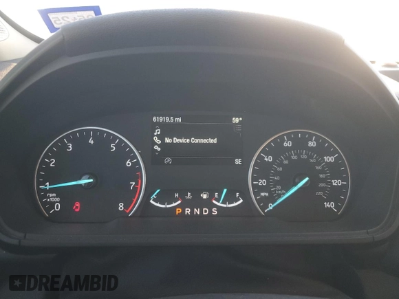 2020 Ford EcoSport SE with VIN MAJ3S2GE1LC389230, listed as a Copart auction lot 42177175 with 61,919 mi miles and Salvage Title. Bid and sale history available at carsss.com. Image 9.