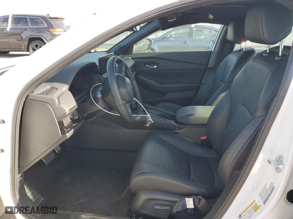 2024 Honda Accord Hybrid Sport-L with VIN 1HGCY2F72RA095594, listed as a Copart auction lot 41334445 with 7,362 mi miles and Salvage Title. Bid and sale history available at carsss.com. Image 7.