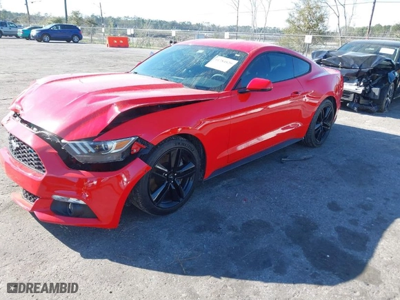 2016 Ford Mustang EcoBoost with VIN 1FA6P8TH5G5277395, listed as a IAAI auction lot 41784820 with 98,765 mi miles. Bid and sale history available at carsss.com. Image 2.