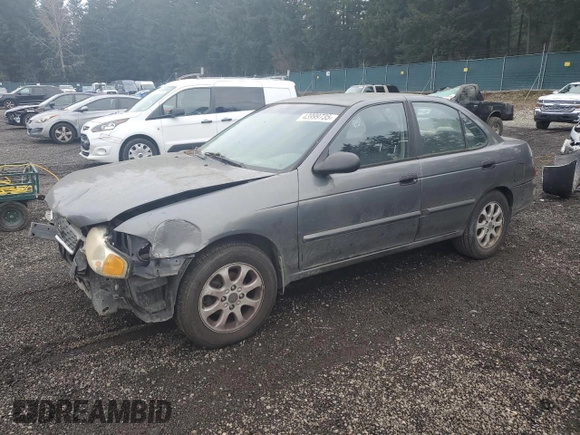 2001 Nissan Sentra GXE with VIN 3N1CB51D81L519441, listed as a Copart auction lot 43999735 with 135,677 mi miles and Salvage title. Bid and sale history available at DreamBid. Image 1.