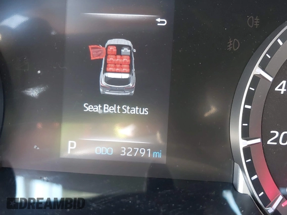 2021 Toyota Highlander L with VIN 5TDCZRBH8MS070150, listed as a IAAI auction lot 41642207 with 32,791 mi miles and . Bid and sale history available at DreamBid. Image 15.