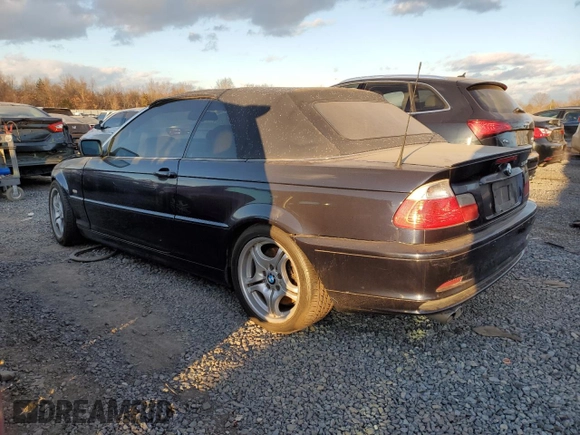 2003 BMW 3 Series 330Ci with VIN WBABS53403JU98646, listed as a Copart auction lot 82978484 with 0 mi miles and Salvage Title. Bid and sale history available at carsss.com. Image 2.