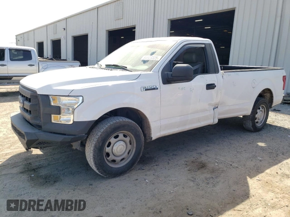 2017 Ford F-150 XL with VIN 1FTMF1CF1HKC39076, listed as a Copart auction lot 50823325 with 145,920 mi miles and Salvage Title. Bid and sale history available at carsss.com. Image 1.