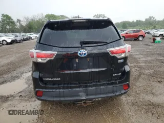 2016 Toyota Highlander Hybrid Limited with VIN 5TDDCRFH1GS013874, listed as a Copart auction lot 61328084 with 93,891 mi miles and Salvage Title. Bid and sale history available at carsss.com. Image 6.