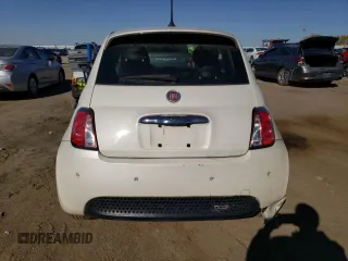 2016 FIAT 500e with VIN 3C3CFFGE3GT155109, listed as a Copart auction lot 77614534 with 62,213 mi miles and Salvage Title. Bid and sale history available at carsss.com. Image 6.