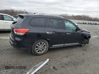 2015 Nissan Pathfinder S with VIN 5N1AR2MN4FC691578, listed as a Copart auction lot 44430495 with 116,676 mi miles and Salvage Title. Bid and sale history available at carsss.com. Image 3.