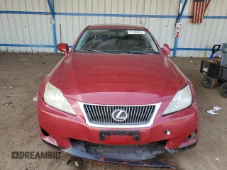 2010 Lexus IS 250 with VIN JTHBF5C26A5120048, listed as a Copart auction lot 51120655 with Not Provided miles and Salvage Title. Bid and sale history available at carsss.com. Image 5.